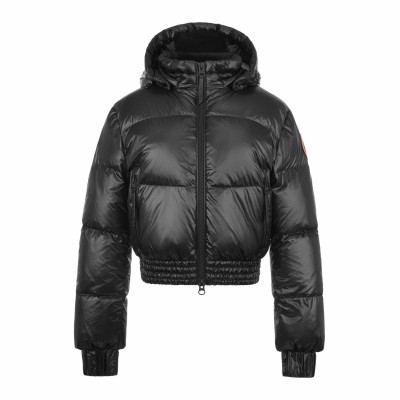 яке,дамски,якета,и,палта,arctic,army,cropped,puffer,jacket,black