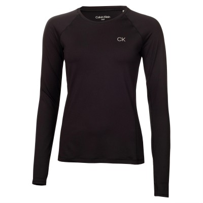 дамска,тениска,calvin,klein,golf,women,s,long,sleeve,t,shirt,black