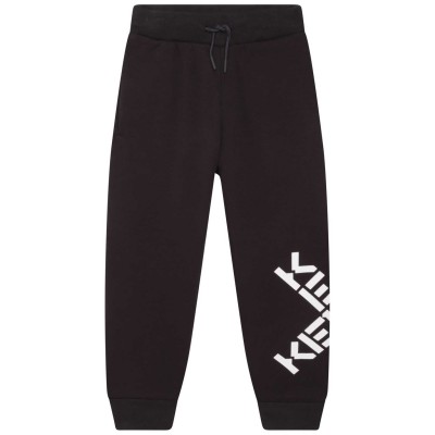 детски,анцуг,детски,облекла,kenzo,cross,logo,jogging,bottoms,infants,dark,grey