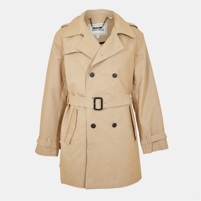 мъжки,якета,мъжки,якета,и,палта,размер+,jack,wills,men's,cotton,water,resistant,mid,length,long,sleeve,trench,coat,stone