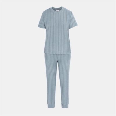 дамски,комплект,дамски,пижами,miso,short,sleeve,pajamas,set,ladies,grey