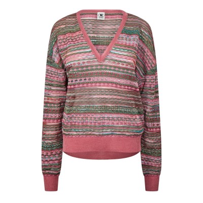 пуловер,дамски,плетени,дрехи,missoni,women's,crew,neck,jumper,pink,magenta