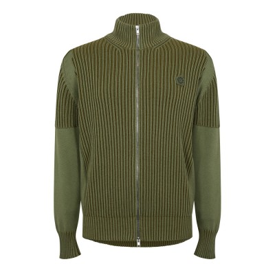 жилетка,мъжки,пуловери,kenzo,boke,flower,zipped,cardigan,khaki