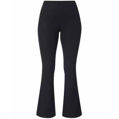 панталони,дамски,чорапогащи,и,клинове,sweaty,betty,women's,glow,rib,flared,trousers,black