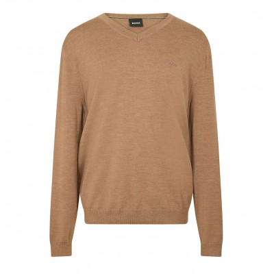 плетена,блуза,мъжки,пуловери,мъжки,тениски,boss,men's,batisse,e,knitted,top,medium,beige
