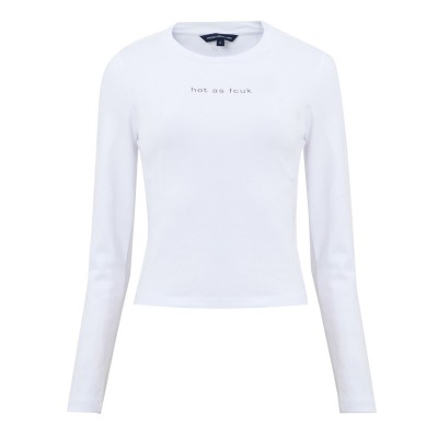 тениска,дамски,топове,fcuk,fcuk,slogan,tee,ld44,hot,as