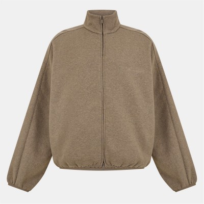 яке,облекла,на,разпродажба,мъжки,якета,fear,of,god,essentials,men's,relaxed,fit,bomber,jacket,heather