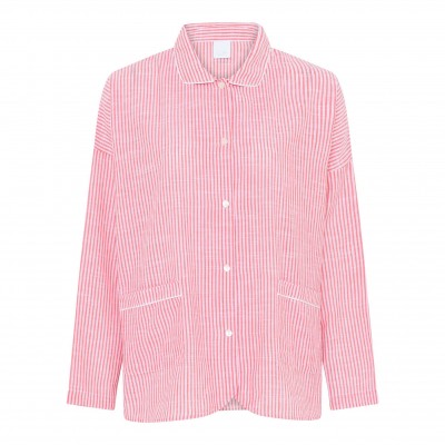 дамски,пижами,ccdk,women,s,amanda,striped,nightshirt,bittersweet