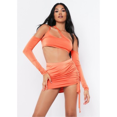 пола,missy,empire,out,tie,mini,skirt,orange