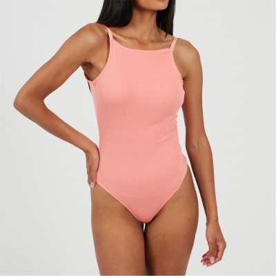 дамски,потник,дамски,топове,brave,soul,womens,spaghetti,strap,vest,style,bodysuit,shell,pink