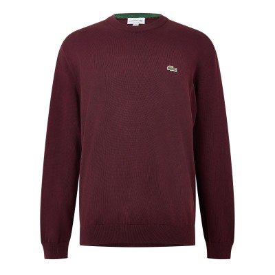 мъжки,пуловер,мъжки,пуловери,lacoste,knitted,jumper,mens,burgundy,3ke