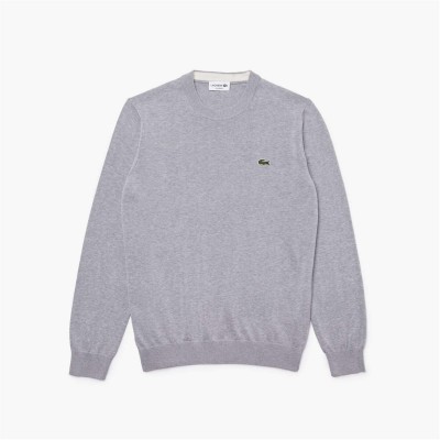 мъжки,пуловер,облекла,на,разпродажба,мъжки,пуловери,lacoste,lacoste,knitted,jumper,mens,grey,cca
