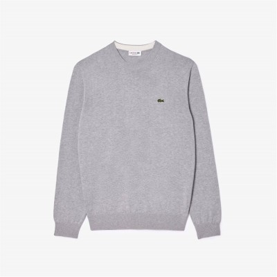 мъжки,пуловер,мъжки,пуловери,lacoste,knitted,jumper,mens,grey,cca
