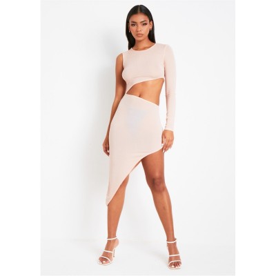 рокля,missy,empire,shoulder,glitter,slinky,cut,out,midi,dress,pink