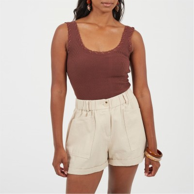 дамски,потник,дамски,топове,brave,soul,ladies,vest,bodysuit,with,lace,trim,chocolate