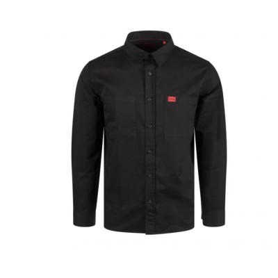 мъжка,риза,облекла,на,разпродажба,мъжки,ризи,hugo,egrin,10261043,01,plain,shirt,mens,black