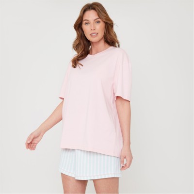 дамски,пижами,miso,stripe,pj,ld53,pink