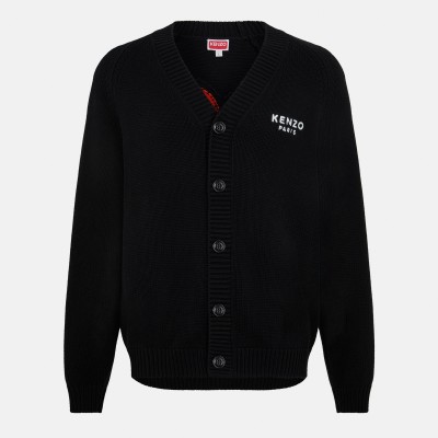 жилетка,мъжки,пуловери,kenzo,boke,flower,cardigan,black,99j