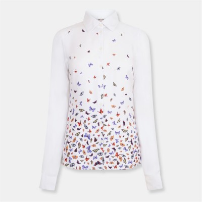 рокля,musto,long,sleeve,dress,shirt,white