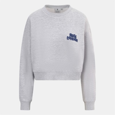 блуза,дамски,блузи,дамски,облекла,размер,rose,london,london,all,love,crop,sweatshirt,grey,marl