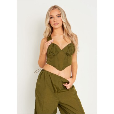 дамски,топове,missy,empire,bust,crop,corset,khaki