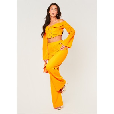 панталони,missy,empire,and,flare,trousers,orange