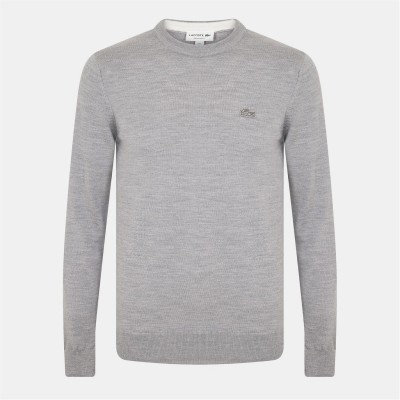 блуза,облекла,на,разпродажба,мъжки,пуловери,lacoste,round,neck,knitwear,hthr,agate