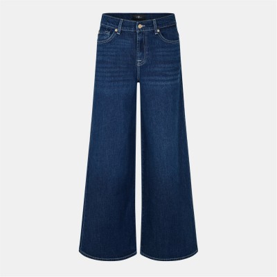 дънки,дамски,дънки,7,for,all,mankind,women's,marie,wide,leg,jeans,dark,blue