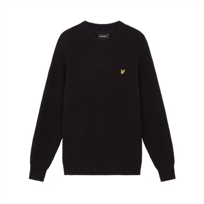 пуловер,мъжки,пуловери,lyle,and,scott,shark,stitch,knit,jumper,jet,black,z865