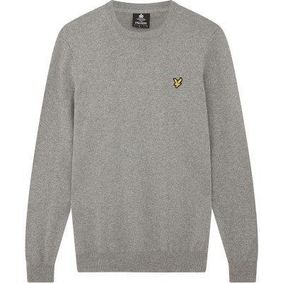 блуза,мъжки,пуловери,lyle,and,scott,merino,crew,knit,sweater,mid,grey,t28