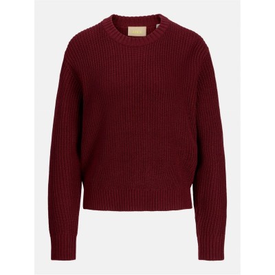 пуловер,дамски,плетени,дрехи,jjxx,global,crew,knitted,jumper,cabernet