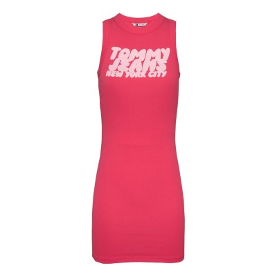 рокля,дамски,поли,и,рокли,tommy,jeans,tjw,tj,bubble,tank,dress,amour