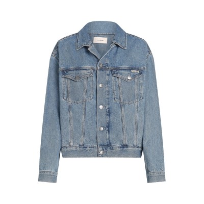 яке,дамски,якета,и,палта,calvin,klein,jeans,boxy,denim,jacket,denim,light