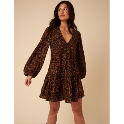 рокля,дамски,поли,и,рокли,nobodys,child,women's,marley,ditsy,mini,dress,multi