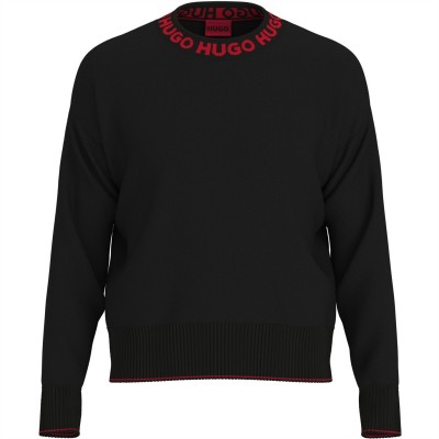 пуловер,облекла,на,разпродажба,мъжки,пуловери,hugo,smarlo,jumper,black,001
