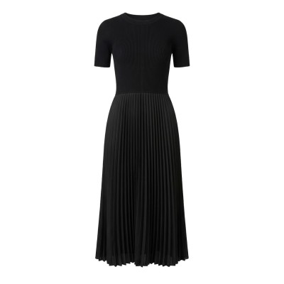 дамска,плетена,блуза,дамски,плетени,дрехи,boss,boss,fadridi,10269498,01,full,zip,knitted,top,womens,black