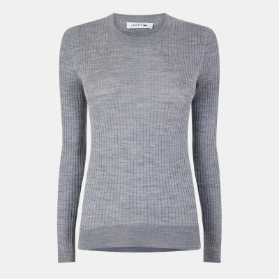 дамски,плетени,дрехи,lacoste,tricot,ld99,silver,chine