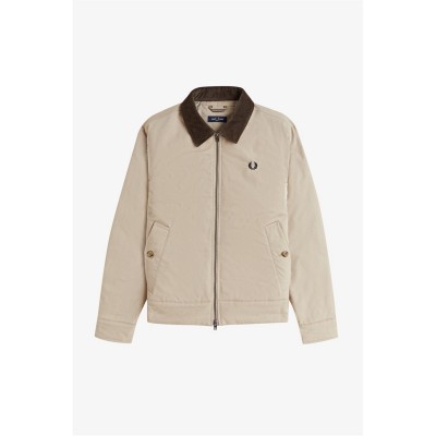 яке,облекла,на,разпродажба,мъжки,якета,fred,perry,men's,caban,barn,jacket,warm,oat,z19