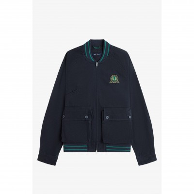 яке,мъжки,якета,fred,perry,men,s,laurel,emblem,bomber,jacket,navy,608