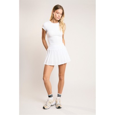 къса,блуза,agon,white,scoop,neck,crop,top,white