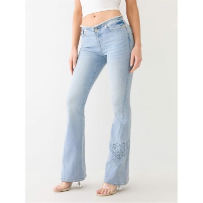 дънки,дамски,дънки,true,religion,wing,joey,flared,jeans,lucerne
