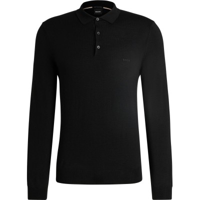 пуловер,мъжки,пуловери,boss,men,s,bono,black,knitted,crew,neck,jumpers,black,001