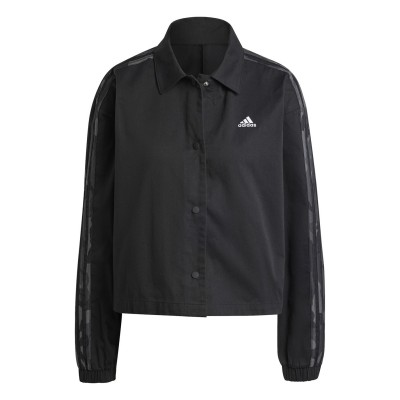дамско,яке,разпродажба,adidas,дамски,блузи,adidas,essentials,printed,3,stripes,twill,coach,jacket,womens,black
