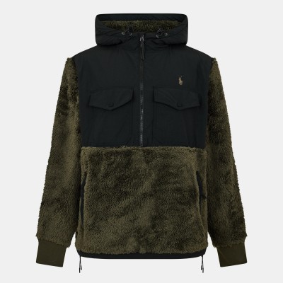 мъжки,горнища,с,качулка,polo,ralph,lauren,men,s,hipile,full,zip,fleece,company,olive