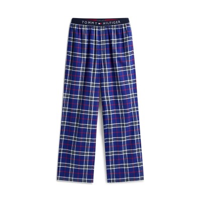 пижама,мъжки,пижами,tommy,hilfiger,essential,flannel,pyjama,bottoms,blue,tartan