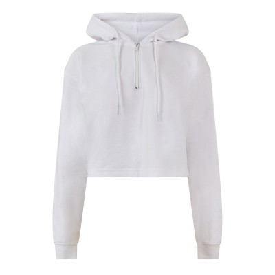 суичър,дамски,горнища,с,качулка,дамски,облекла,размер,miso,women's,cropped,hoodie,white