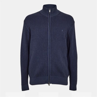 жилетка,мъжки,пуловери,jack,wills,rib,zip,funnel,cardigan,sweaters,men,navy