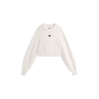 дамски,плетени,дрехи,tommy,jeans,tj,badge,knit,ld54,ancient,white