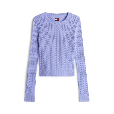 дамски,плетени,дрехи,tommy,jeans,tj,ess,cable,knit,ld54,vintage,iris