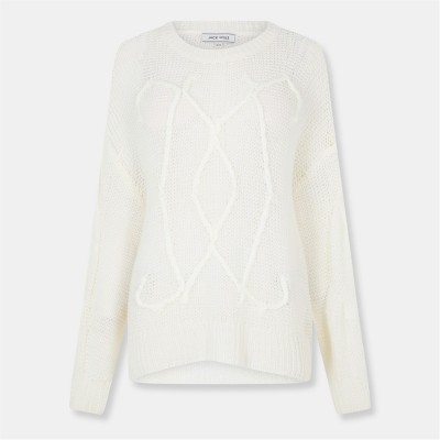 дамски,плетени,дрехи,дамски,облекла,размер,jack,wills,loose,knit,ld54,cream